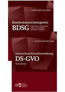 Datenschutz-Grundverordnung (DS-GVO)/Bundesdatenschutzgesetz (BDSG) &#8211; Grundwerk mit Fortsetzungsbezug